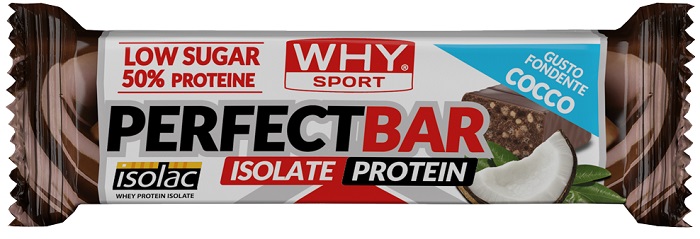 WHYSPORT PERFECT BAR FONDENTE COCCO 50 G - Newepa Srl