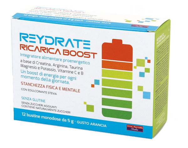 REYDRATE RICARICA BOOST 12 BUSTINE - Newepa Srl