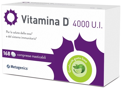 VITAMINA D 4000UI 168 COMPRESSE MASTICABILI - Newepa Srl