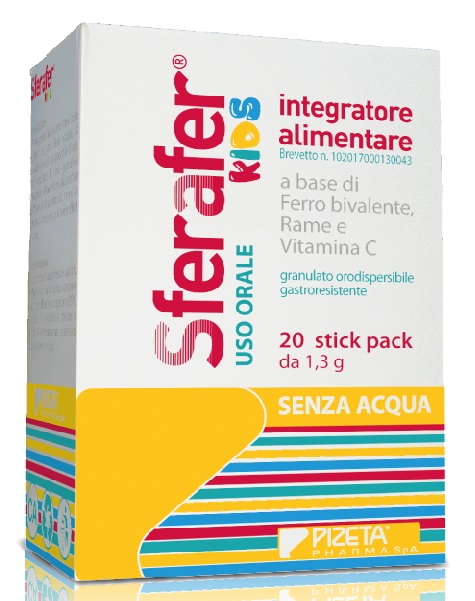 SFERAFER KIDS 20 STICK PACK - Newepa Srl