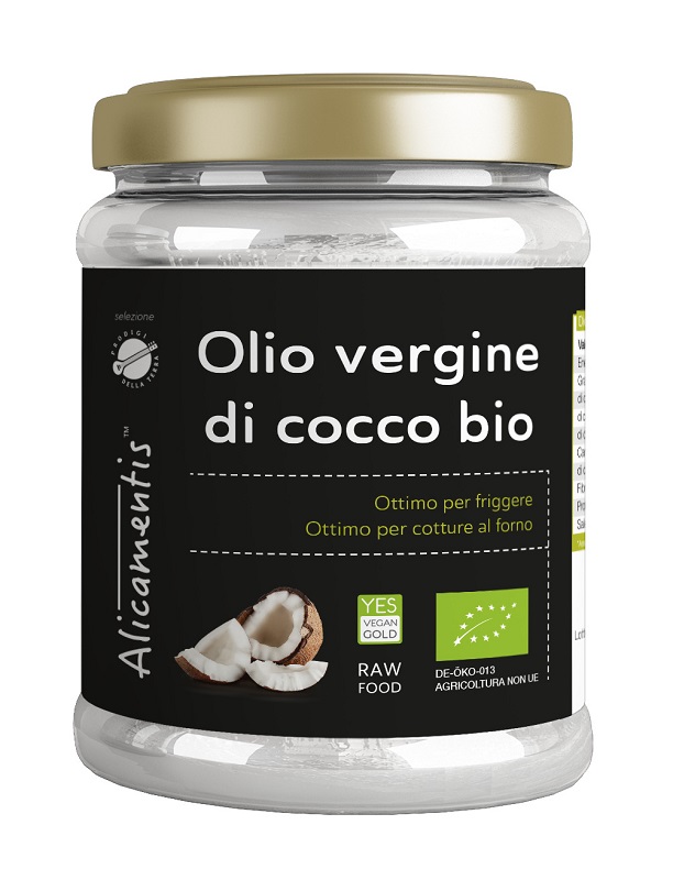 OLIO VERGINE DI COCCO BIO 500 ML ALICAMENTIS - Newepa Srl