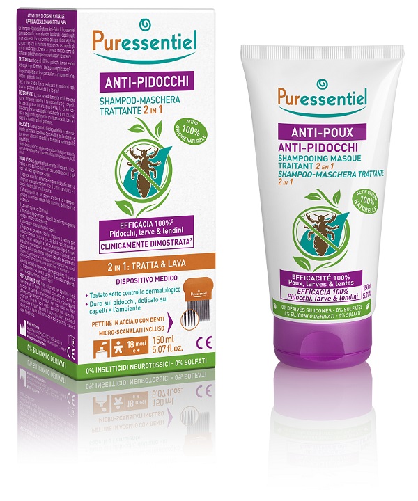 PURESSENTIEL SHAMPOO TRATTANTE ANTI-PIDOCCHI 150 ML - Newepa Srl