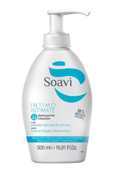 SOAVI INTIMO DELICATO PH4,5 FLACONE CON DISPENSER 500 ML - Newepa Srl