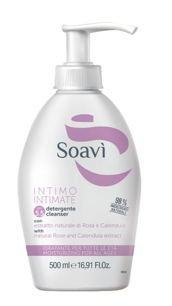 SOAVI INTIMO IDRATANTE PH5,5 FLACONE CON DISPENSER 500 ML - Newepa Srl