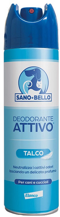 SANO E BELLO DEODORANTE ATTIVO TALCO 250 ML - Newepa Srl
