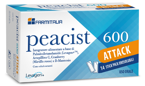 PEACIST 600 ATTACK 14 STICK PACK OROSOLUBILI - Newepa Srl