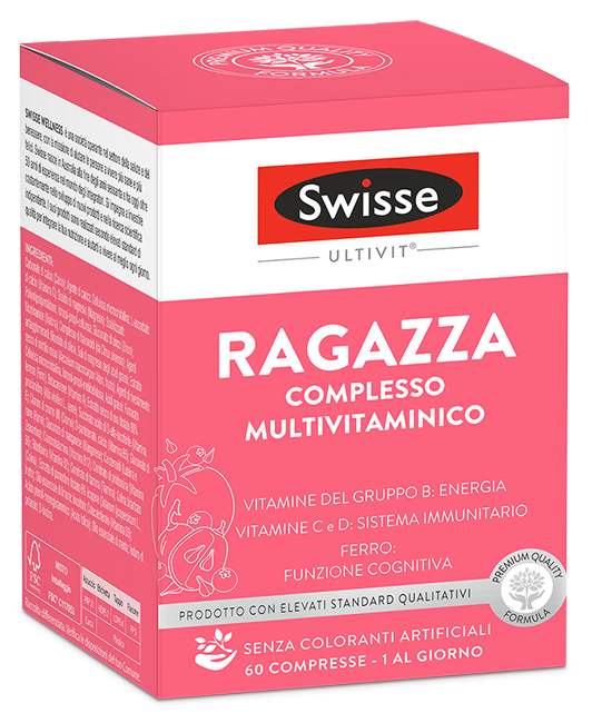 SWISSE MULTIVITAMINICO RAGAZZA 60 COMPRESSE - Newepa Srl
