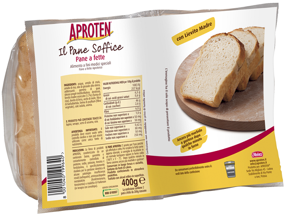 APROTEN PANE BIANCO FETTE 2 PEZZI DA 200 G - Newepa Srl
