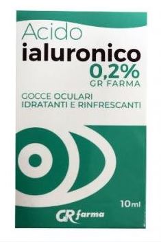 GR FARMA GOCCE OCULARI IDRATANTI E RINFRESCANTI ACIDO IALURONICO - Newepa Srl