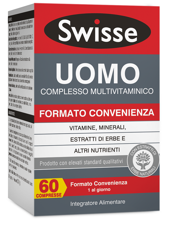 SWISSE UOMO MULTIVITAMINICO 60 COMPRESSE - Newepa Srl