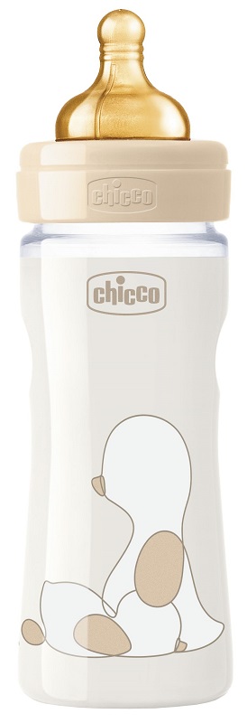 CHICCO BIBERON ORIGINAL 250ML TOUCH REGULAR UNISEX CON TETTARELLA IN CAUCCIU' - Newepa Srl