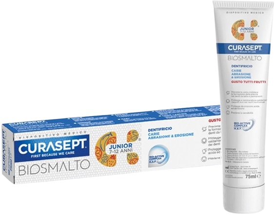 CURASEPT BIOSMALTO DENTIFRICIO JUNIOR 75 ML - Newepa Srl