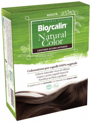 BIOSCALIN NATURAL COLOR CASTANO SCURO INTENSO 70 G - Newepa Srl