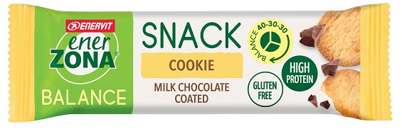 ENERZONA SNACK COOKIE MILK CIOCHOLATE 33 G - Newepa Srl