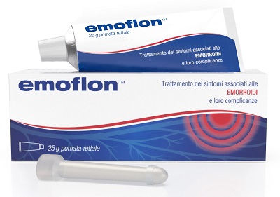 EMOFLON POMATA RETTALE TUBETTO 25 G CON APPLICATORE - Newepa Srl
