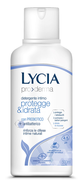LYCIA PRODERMA DETERGENTE INTIMO PROTEGGE & IDRATA 500 ML - Newepa Srl
