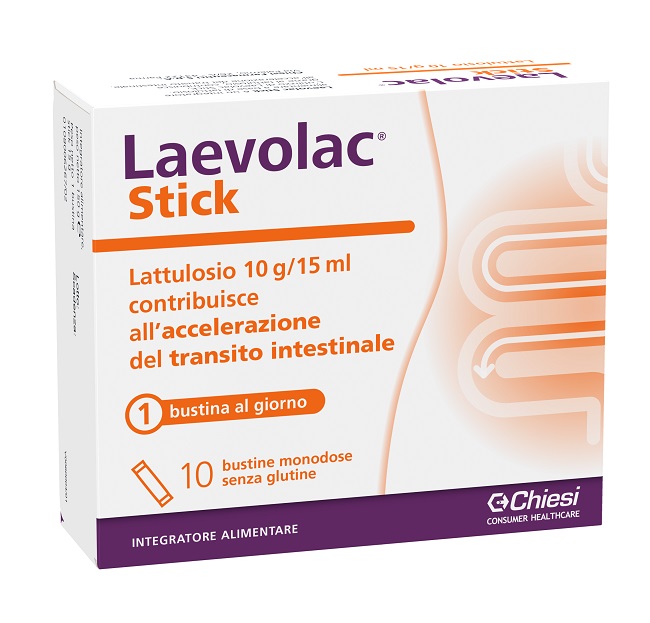 LAEVOLAC STICK 10 BUSTINE - Newepa Srl