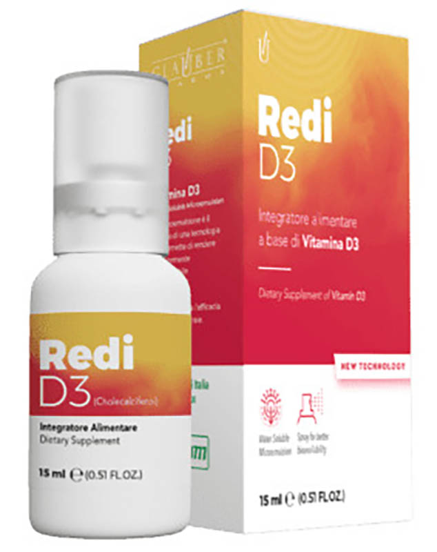 REDI-D3 SPRAY GLAUBER 15 ML - Newepa Srl