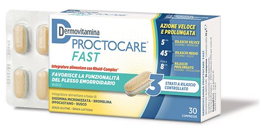 DERMOVITAMINA PROCTOCARE FAST 30 COMPRESSE - Newepa Srl