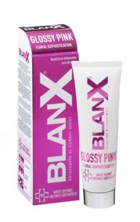 BLANX GLOSSY PINK DENTIFRICIO SBIANCANTE NON ABRASIVO 75 ML - Newepa Srl