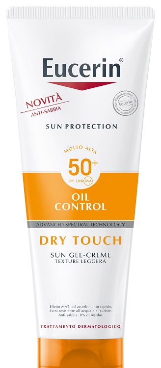 EUCERIN SUN PROTECTION OIL CONTROL DRY TOUCH SPF 50+ SUN GEL CREME 200 ML - Newepa Srl