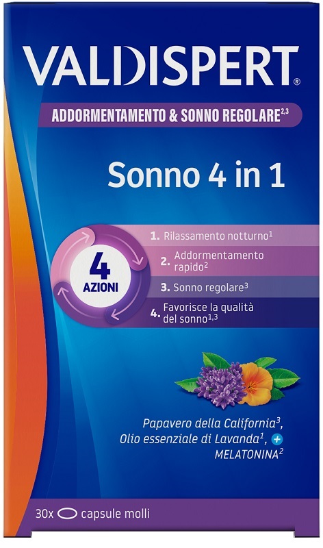 VALDISPERT SONNO 4 IN 1 30 CAPSULE MOLLI - Newepa Srl