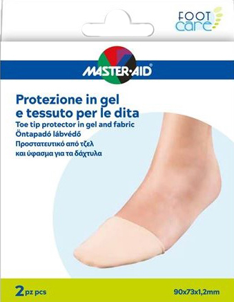 PROTEZIONE IN GEL E TESSUTO MASTER-AID FOOTCARE PUNTA DEI PIEDI 2 PEZZI C16 - Newepa Srl