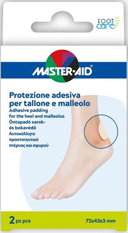 PROTEZIONE TALLONE/MALLEOLO MASTER-AID FOOTCARE 2 PEZZI A7 - Newepa Srl