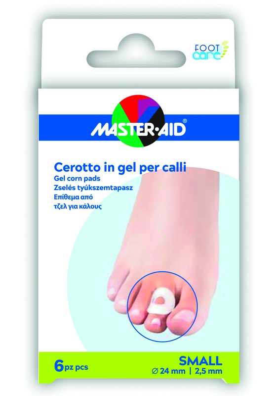 CEROTTO PROTEZIONE CALLI MASTER-AID FOOTCARE IN GEL SMALL 6 PEZZI B10 - Newepa Srl