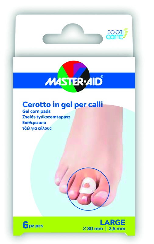 CEROTTO PROTEZIONE CALLI MASTER-AID FOOTCARE IN GEL LARGE 6 PEZZI B11 - Newepa Srl