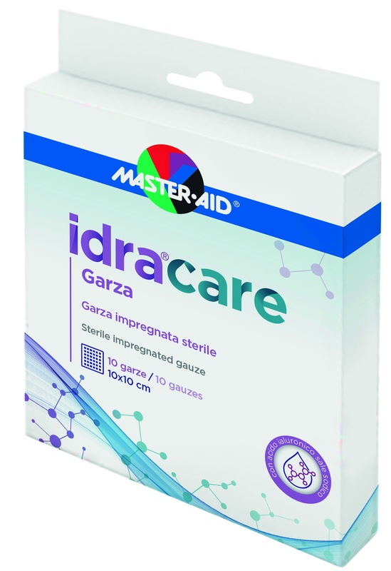 MASTER-AID IDRACARE GARZA IMPREGNATA 10X10 CM 10 PEZZI - Newepa Srl
