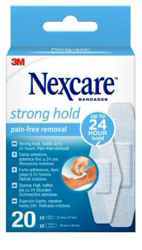 CEROTTO NEXCARE STRONG 360 GRADI 20 PEZZI ASSORTITI - Newepa Srl