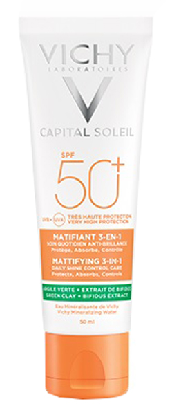 CAPITAL SOLEIL ANTI ACNE PURIFICANTE SPF 50+ 50 ML - Newepa Srl