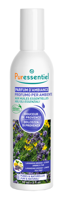 PURESSENTIEL PROFUMO AMBIENTE DOLCEZZA PROVENZA ECOCERT 90 ML - Newepa Srl