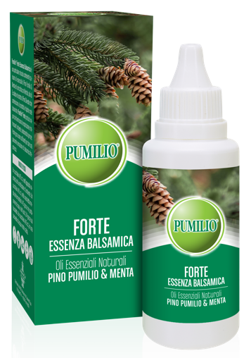 PUMILIO FORTE ESSENZA BALSAMICA OLI ESSENZIALI NATURALI PINO PUMILIO & MENTA 40 ML - Newepa Srl