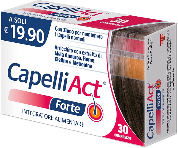 CAPELLI ACT FORTE 30 COMPRESSE - Newepa Srl