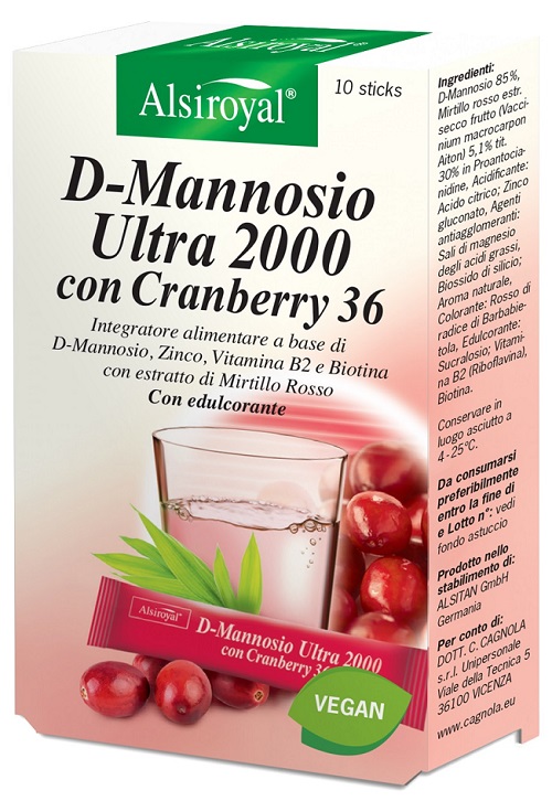 D MANNOSIO ULTRA 2000 CRANBERRY 10 STICK - Newepa Srl