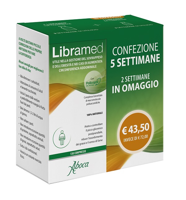 LIBRAMED TRATTAMENTO 5 SETTIMANE 138 + 84 COMPRESSE - Newepa Srl