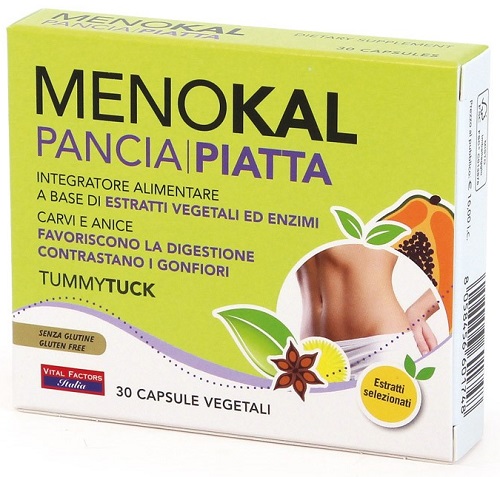 MENOKAL PANCIA PIATTA TUMMY TUCK 30 CAPSULE - Newepa Srl