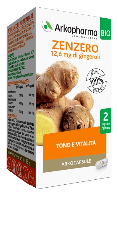 ARKO CAPSULE ZENZERO BIO 40 CAPSULE - Newepa Srl