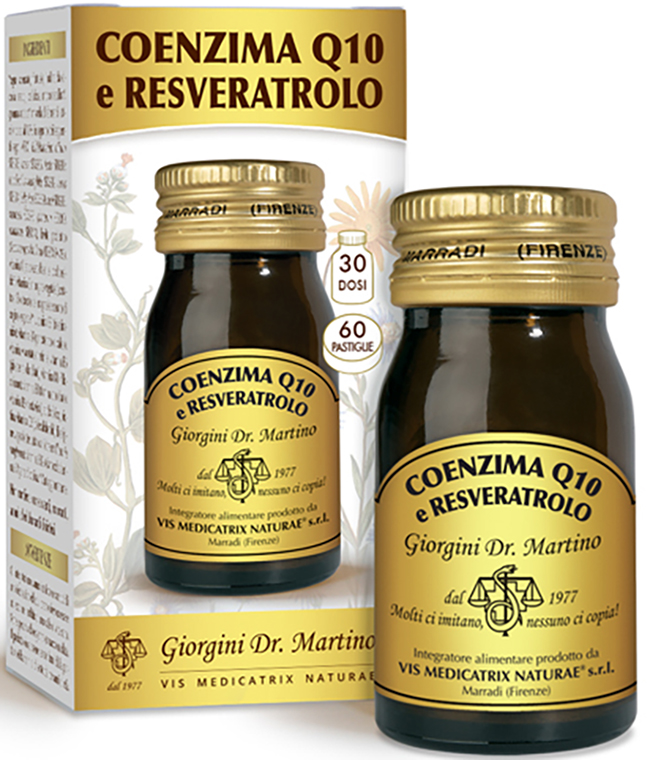 COENZIMA Q10 E RESVERATROLO 60 PASTIGLIE - Newepa Srl