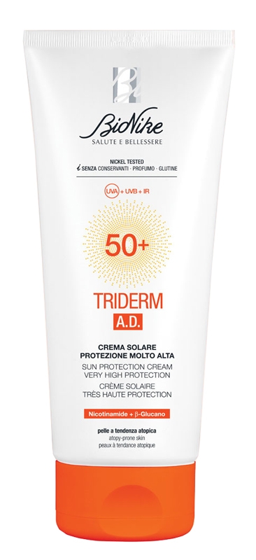 TRIDERM AD CREMA SOLARE SPF50+ 200 ML - Newepa Srl