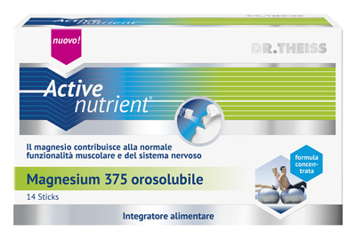 THEISS ACTIVE NUTRIENT MAGNESIUM 375 14 STICK OROSOLUBILI - Newepa Srl