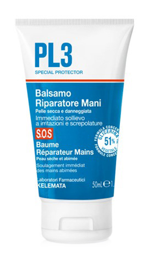 PL3 BALSAMO RIPARATORE MANI SOS 50 ML - Newepa Srl