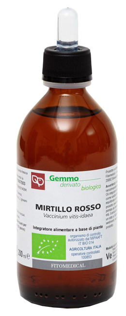 MIRTILLO ROSSO MACERATO GLICERICO 200 ML BIO - Newepa Srl