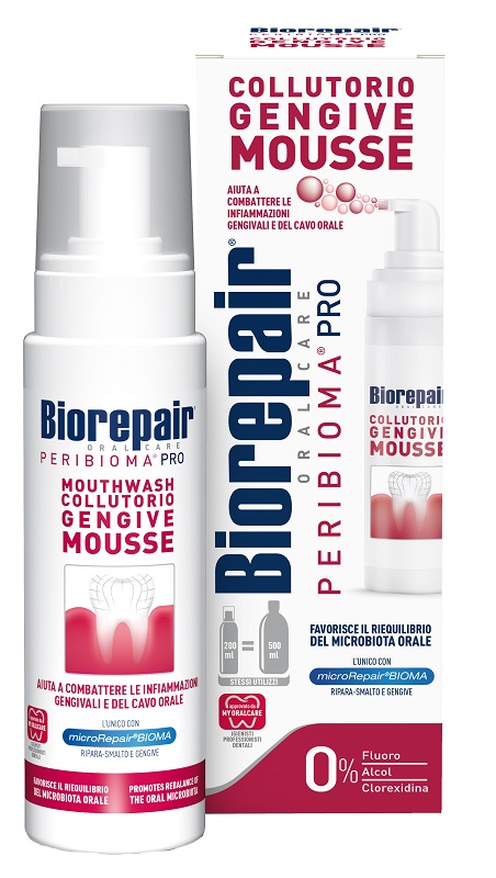 BIOREPAIR ORAL CARE PERIBIOMA PRO COLLUTORIO GENGIVE MOUSSE 200 ML - Newepa Srl