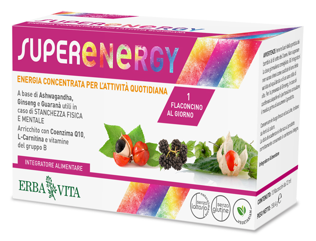 SUPER ENERGY 10 FLACONCINI DA 12 ML - Newepa Srl