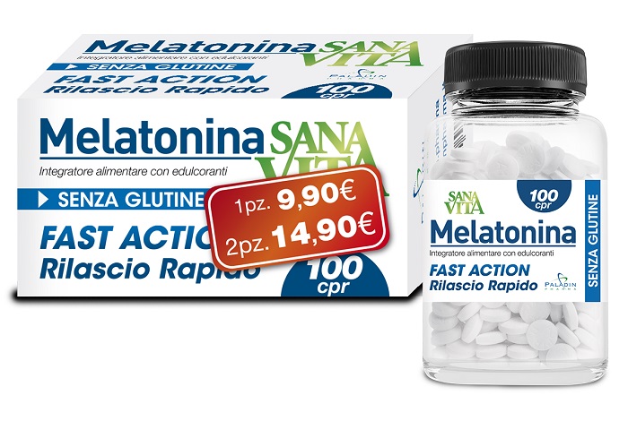 SANAVITA MELATONINA 100 COMPRESSE - Newepa Srl