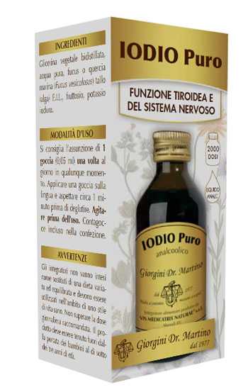 IODIO PURO ANALCOLICO 100 ML - Newepa Srl