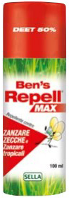 BEN'S REPELLENTE BIOCIDA 50% 100 ML - Newepa Srl